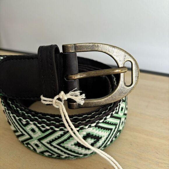 Free people moving to mars printed belt M/L new - Picture 6 of 14